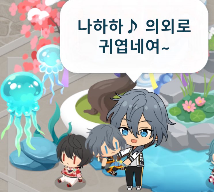 본인의 굿즈를 처음 본 니키