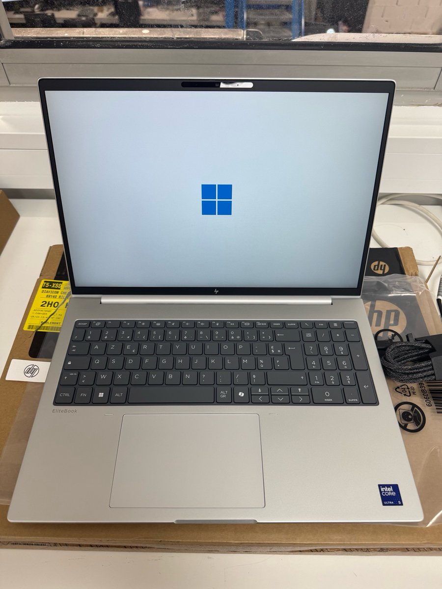 diavicom's tweet photo. Préparation en atelier pour un nouveau #HP #ELITEBOOK G8 1i 16’ équipé d’un processeur Intel Ultra 5 / 512 nvme / 32 Go Ram / Wifi 7
Pour un de nos fidèles Client. https://t.co/hpWX7TKEYl