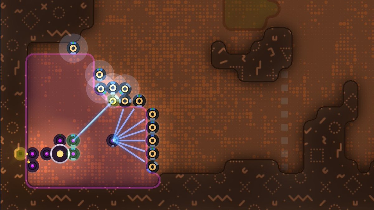ScreepsGame's tweet photo. En este juego de estrategia online, no juegas con el ratón, sino con JavaScript. 20% de descuento con el código XSCREEPS20