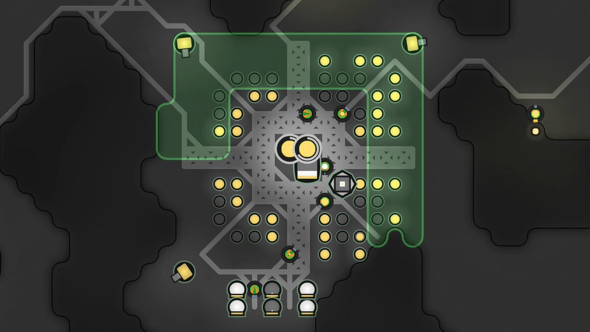 ScreepsGame's tweet photo. En este juego de estrategia online, no juegas con el ratón, sino con JavaScript. 20% de descuento con el código XSCREEPS20