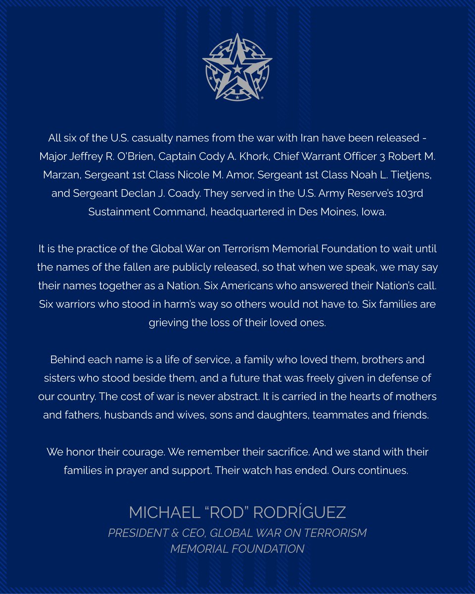 Global War on Terrorism Memorial Foundation tweet media