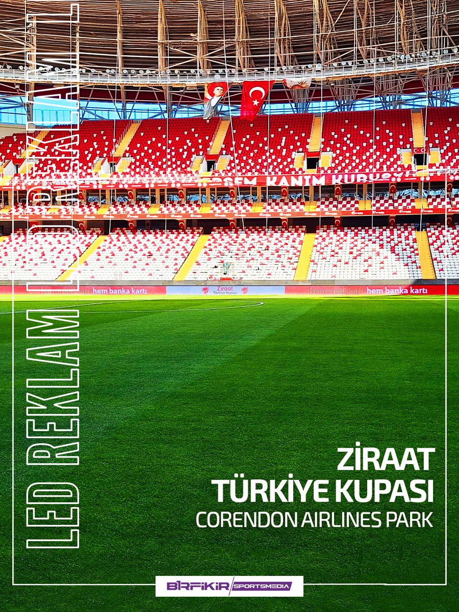 🏆Ziraat Türkiye Kupası B Grubu 4. Maçı, Led Reklam ve Saha İçi Organizasyon Çalışmaları için Corendon Airlines Park’tayız. 

#Antalyaspor #Samsunspor #LedReklam #SahaİçiOrganizasyon