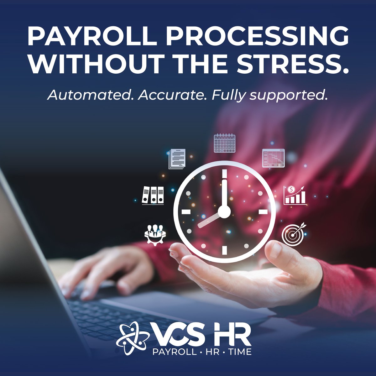 VCSSoft's tweet image. Simplify payroll with VCS HR's VisualPAY! 🚀 Automated timesheets, pay rules, &amp;amp; compliance. U.S.-based support answers in under 20 secs! ⏱️ 

Learn more: vcshr.com

#PayrollProcessing #WorkforceManagement #HRLeadership #ComplianceMatters #VCSHR #BusinessEfficiency