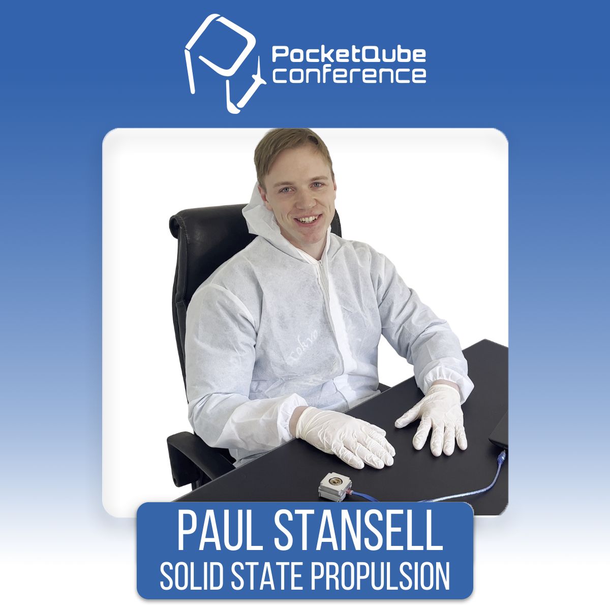 PQ_Conference's tweet photo. Speaker Announcement: 𝗣𝗮𝘂𝗹 𝗦𝘁𝗮𝗻𝘀𝗲𝗹𝗹 

Founder &amp; CEO of Solid State Propulsion, he will discuss solid-state electric propulsion and what it enables for the next generation of spacecraft, from PocketQubes and beyond.

Get your ticket: https://t.co/2hNVMocQn1 https://t.co/za8MCrORNO