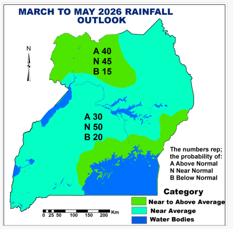 ALERT: <a href="/MeteoUganda/">Meteorological Services</a> warns of high-risk rainfall &amp; warmer temps for MAM 2026, with flooding &amp; landslides likely in Elgon, Karamoja &amp; Rwenzori.

Potential impacts: 
🏚️Infrastructure damage 
🌽 Crop loss &amp; food shortages 
🩺 Disease spikes

Early action can save #liveandlivelihoods.