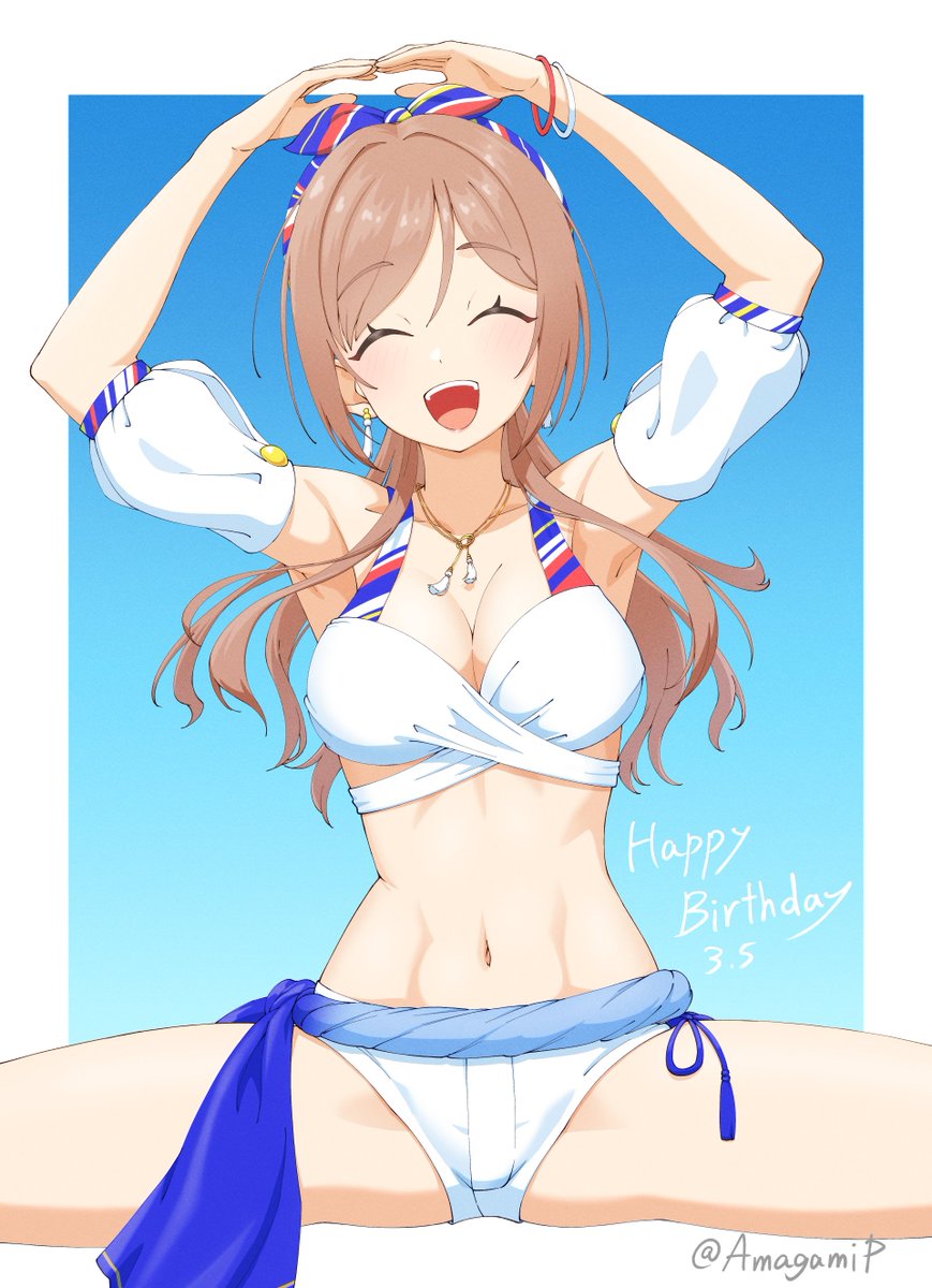「#姫崎莉波生誕祭2026 おたおめサマーマ!!」|🌸あまがみP🌸のイラスト
