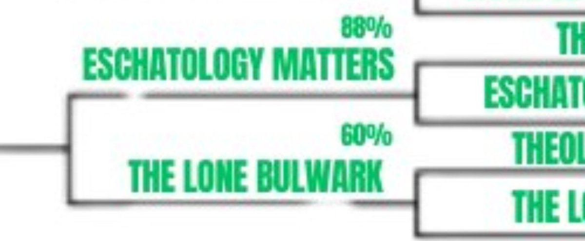 Eschatology Matters tweet media
