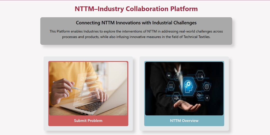 NTTM has launched a challenge platform where industry can submit real-world problems. Selected challenges will be addressed through NTTM-sponsored research projects undertaken by research institutes in partnership with industry.