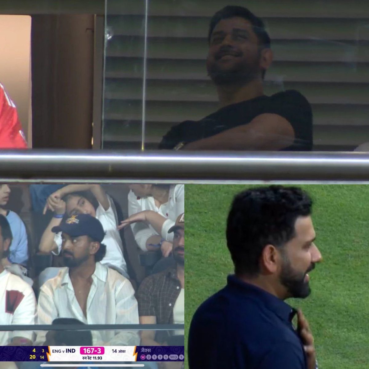 meme_ki_diwani's tweet photo. A cricket match in Wankhede is like Om Shanti Om Cricket version. https://t.co/EwrfxmlIWL