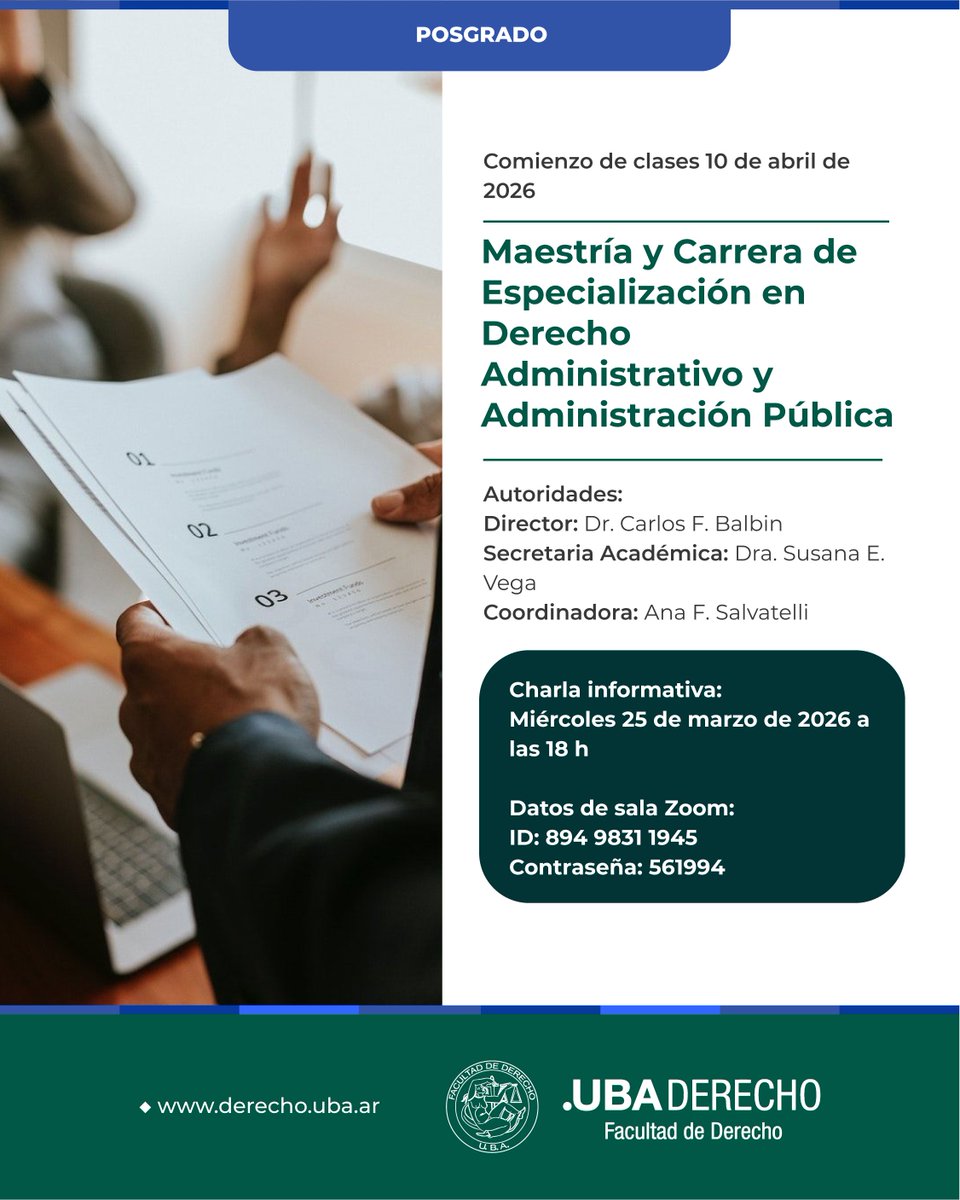 Facultad de Derecho tweet media