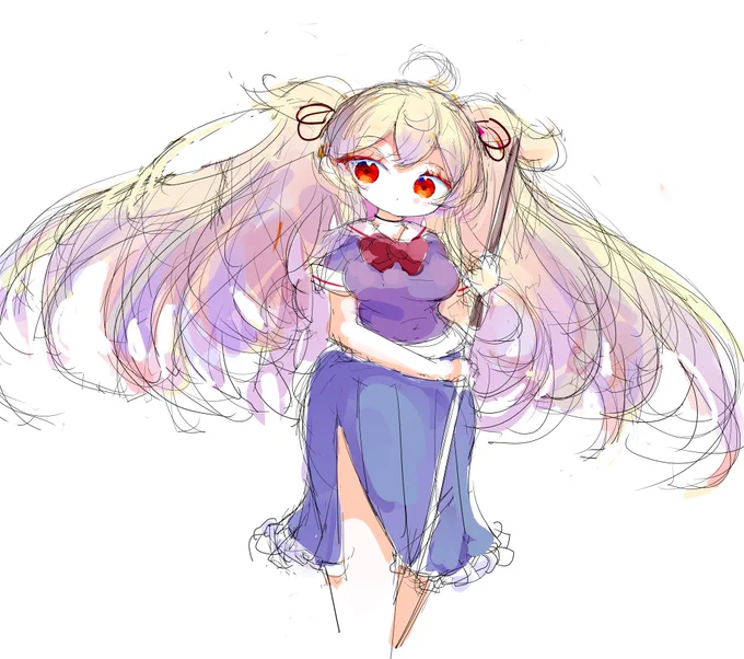 ラウ1村雨 #艦これ版深夜の真剣お絵描き60分一本勝負 #艦これ版真剣お絵描き60分一本勝負_20260304
