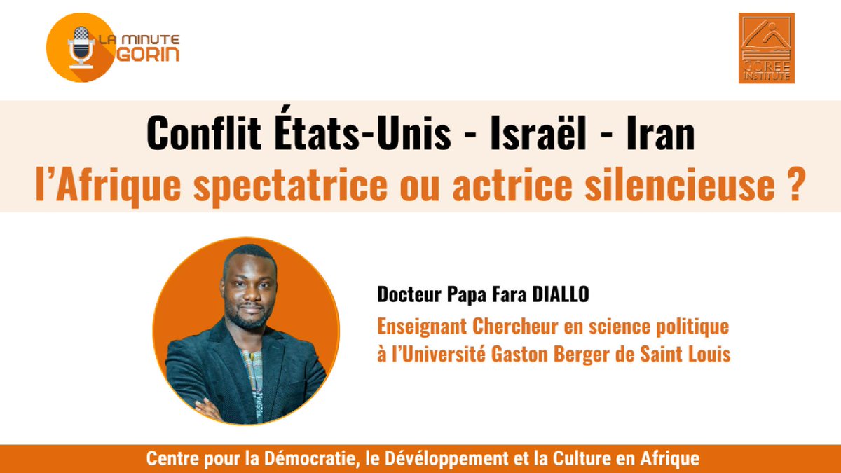 Gorée Institute tweet media