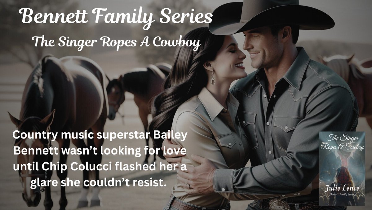 JulieLence's tweet photo. #ThursdayReading
The Singer Ropes A Cowboy:
#Cowboyromance #contemporaryromance #countrymusic #romance #contemporarycowboy #IARTG #Bookboost #Mustread
https://t.co/uW6nlhzfmo https://t.co/U3agut9Sah