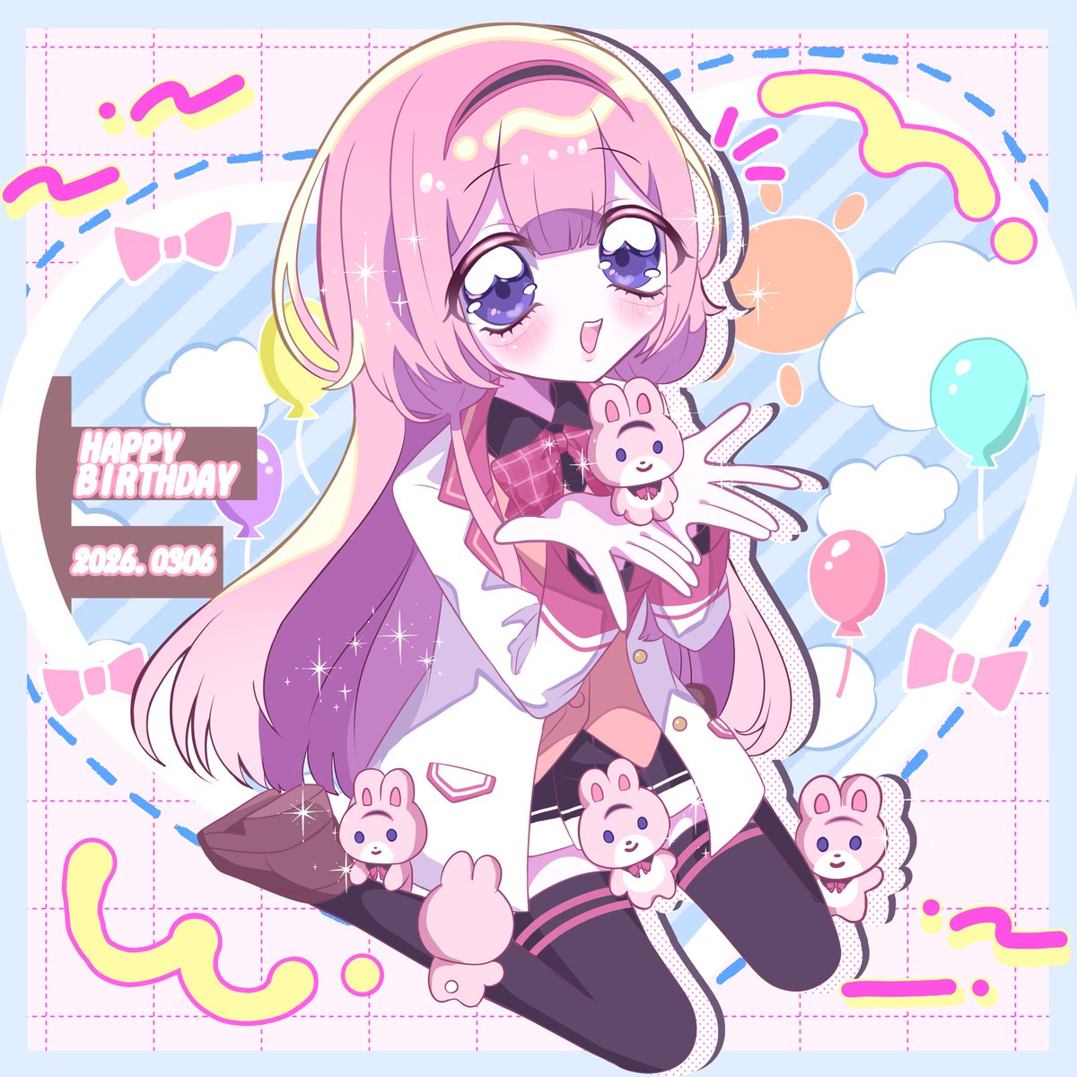 お誕生日様おめでとう➰ ♥#描くンゴ ♥#周央サンゴ生まれたンゴねぇ2026