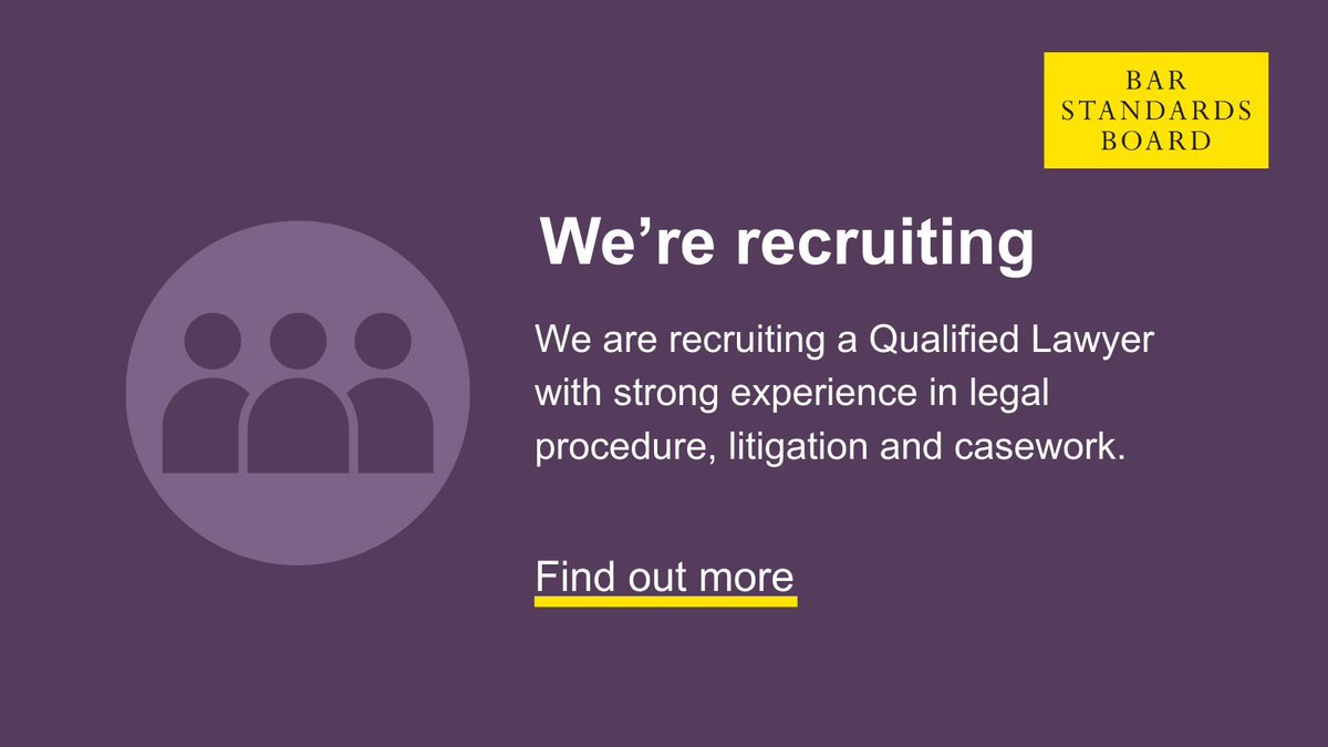 Bar Standards Board tweet media