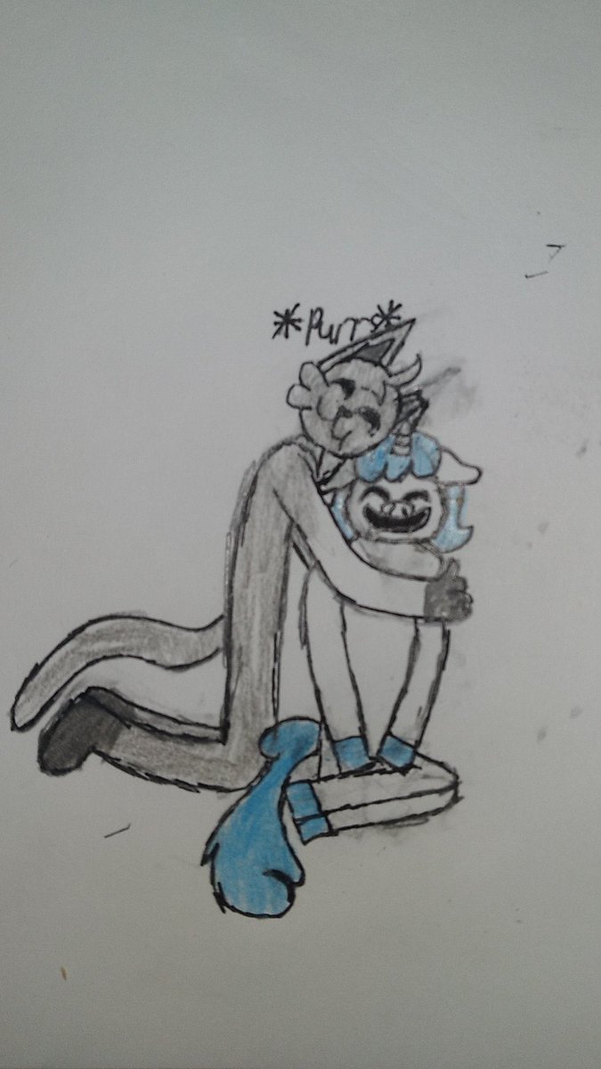 GrantWright8715's tweet photo. I’m really happy that you all really do like my dumb little fan ship. ^^
(Art by @starcloudfor)
#TrainCatXCraftycorn
#TrainCat
#Craftycorn
#SmilingCritters 
#PoppyPlaytime https://t.co/ZTKWBOtIWj