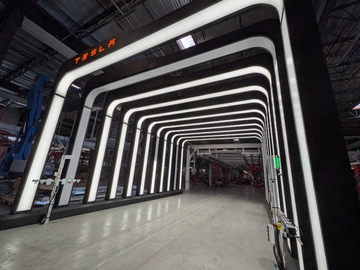 Tesla Semi factory interior