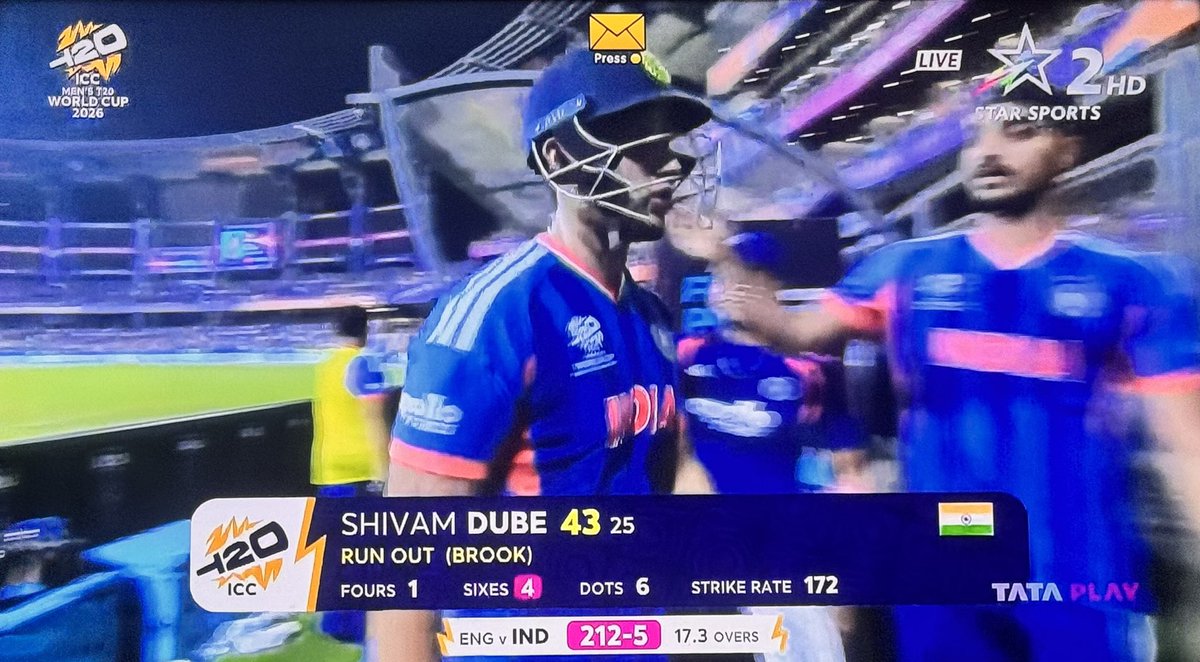 I will Tell My Future Kids That “Run Out”was Only Way To Dismiss Peak Shivam Dube 🙌🏼 

Well Played Shivaaa 💛