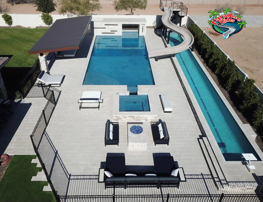 🌟Imagine all your friends gathered in this ultimate backyard paradise—zipping down our Paradise Slides water slide, splashing in the pool, and creating epic memories under the sun! Who's tagging their squad for the dream party?🛝🌊 Turn the vision real at paradiseslides.com