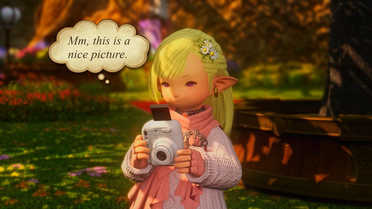 LunaTycho's tweet photo. 【Picture Time】
English Ver.

It's a 4Koma!
I like to think that Luna is a "no-jya" lolibaba type of character.
#ララフェル https://t.co/yPGfWG3VQK