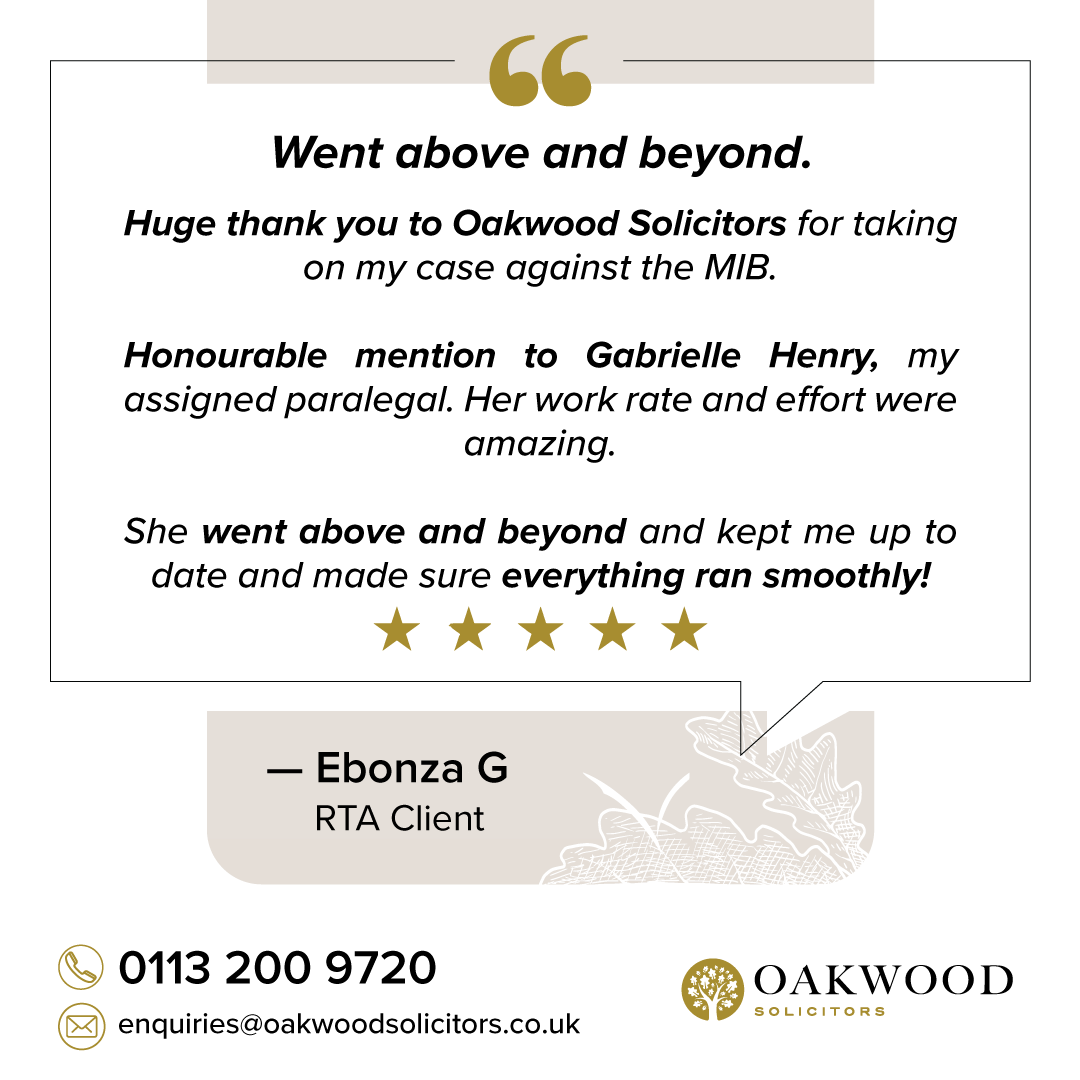 OakwoodSols's tweet image. Well done to Gabrielle Henry for going above and beyond in our latest Google client review!

#OakwoodSolicitors #ClientFeedback #Testimonial