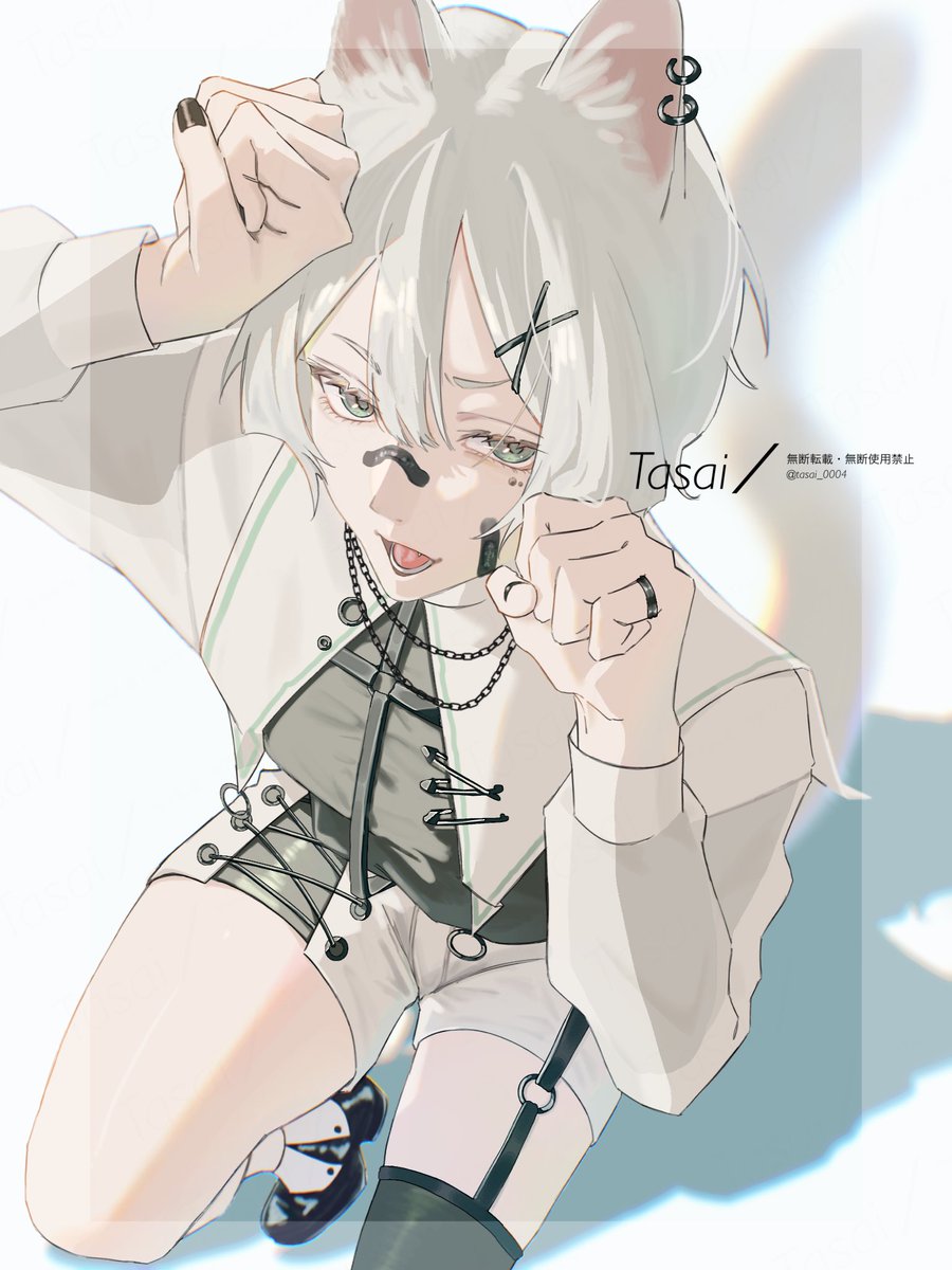 tasai_0004's tweet photo. うちの子の可愛いショット!!✨️

 #オリジナルイラスト 
 #春の創作クラスタフォロー祭り https://t.co/V57xa3pYMu