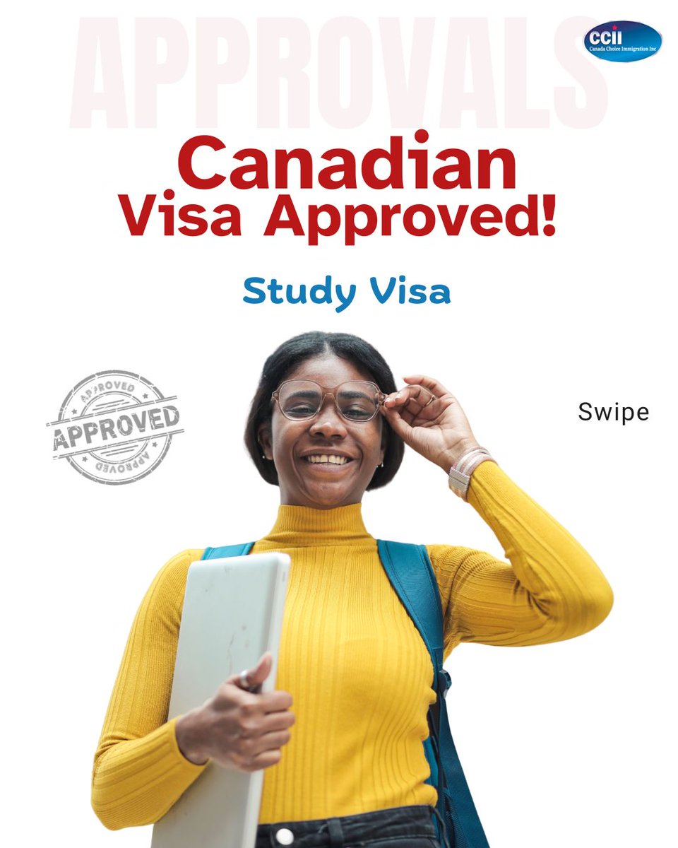 canadachoice1's tweet image. 🇨🇦 
Congratulations to our client. This was one of the smoothest application for us.

Your own Canada study visa will be approved this 2026!

Send us a DM today and let’s get you started already.

#studyIncanada #visaapproved✔️ #canadianDream #canadachoiceImmigrationinc