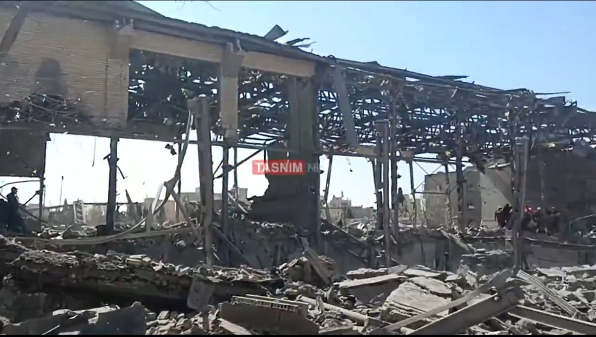 This, the Azadi football stadium in Tehran was bombed into oblivion yesterday by US and Israeli bombs. On what planet are football stadiums military targets?
Before and after.
Remember who are meant to be the good guys and who are supposed to be the bad guys.