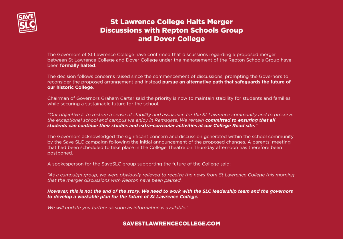 Save St Lawrence College tweet media