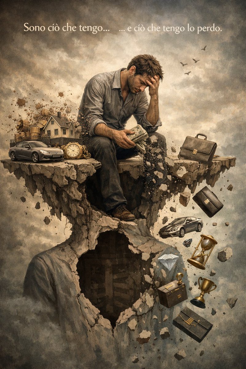 FP_dreamer's tweet photo. Se sono quello che #tengo, e quello che tengo lo perdo .. chi sono!? [#Crediamo che il mio #valore sia dato dal possedere o meno determinate cose] https://t.co/qTdVbu7wye