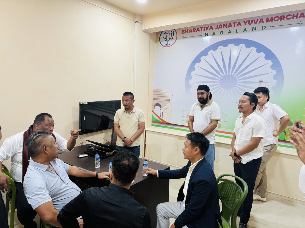 Inaugurated the State BJYM Office under the dynamic leadership of its President, Shri <a href="/V_Khekatoawomi/">V Khekato Awomi</a> 

May this office not merely be a place for politics, but a beacon of hope for the poor and the needy, serving as a hub for youth empowerment, service, and developmental