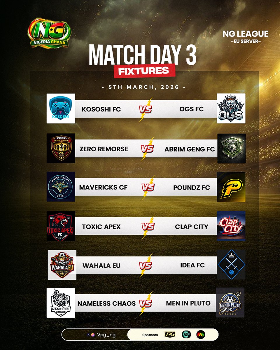 VPG NG (Europe League) tweet media