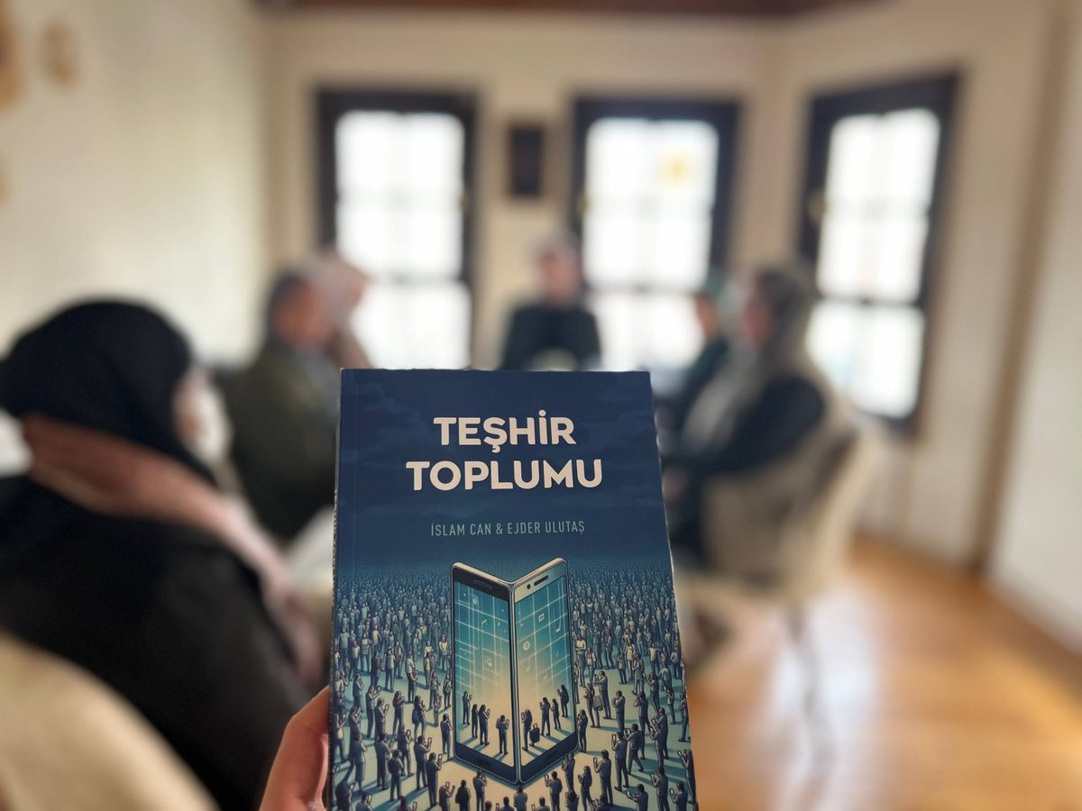 bursaipekyolu's tweet photo. ÜŞÜNCE ESERLERİ OKUMALARI DEVAM EDİYOR.

Düşünce Eserleri temel kitap tahlillerimizi, İslam Can ve Ejder Ulutaş’ın “TEŞHİR TOPLUMU” kitabı üzerine hanım misafir öğrencilerimizin katılımıyla gerçekleştirdik. https://t.co/fueWu5WdLW