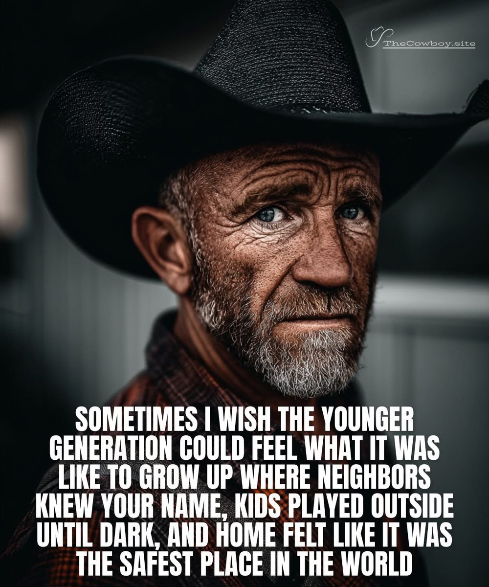 Kids today will never know real neighborhood safety. 😔 Grew up where doors stayed unlocked and every adult watched out for you. Miss that world bad. 🏡 

#OldSchoolValues #SmallTownLife #BringItBack