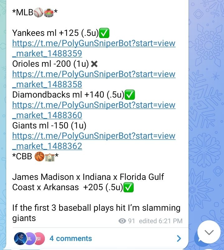 Degen_frost's tweet photo. Won big today again with Polygun

Real alpha shared in the right gc

People win every day with Polygun...keep winning

Try now 👇🏼

https://t.co/qXIxuSNJoA…

@Polygun_ @Polymarket @sickpicks6 @Esquire_Intel @Daddykcrypto 
#polymarket #polygun https://t.co/l80xQF6Hpw