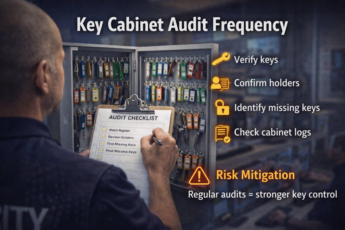 DynamicReact's tweet photo. Keys still control critical access points.

Regular key cabinet audits ensure every key is accounted for, authorised, and traceable.

If you can’t verify it, you don’t control it.

#KeyControl #PhysicalSecurity #SecurityOperations https://t.co/WfMUsOYihf