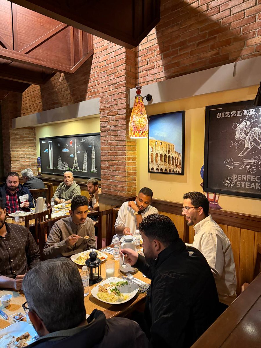 THABATCO26's tweet photo. Great food and great company, an evening of connection and appreciation at our company Iftar. Wishing everyone a blessed Ramadan.
 أمسية مميزة جمعت فريق العمل على مائدة الإفطار، في أجواء من الألفة والتقدير. رمضان مبارك للجميع🌙
#SaudiArabia #RamadanKareem #Thabatco https://t.co/zJ3Ybbg2kE