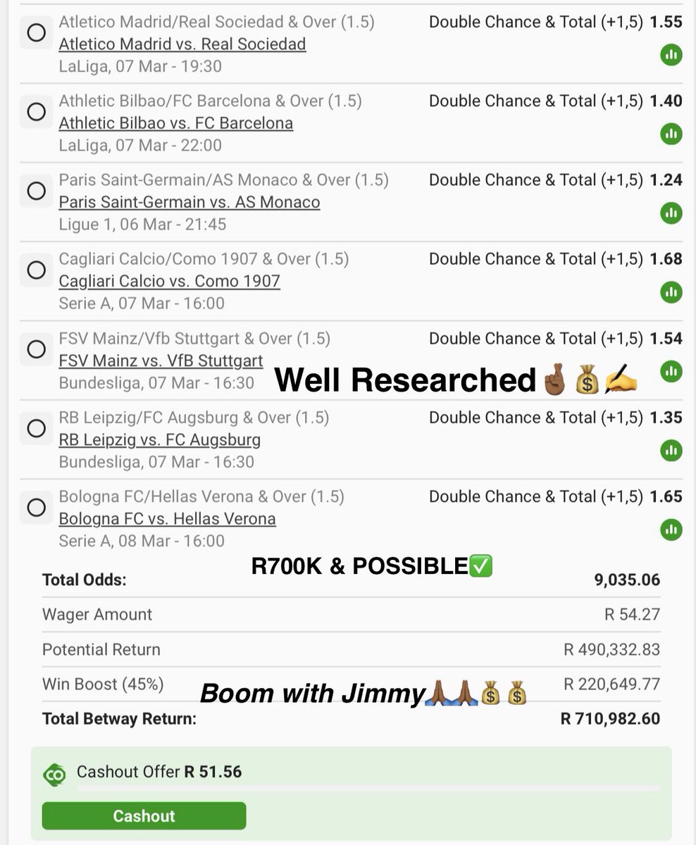 jimmyabza_za's tweet photo. ✍️💥𝐌𝐀𝐊𝐄 𝐒𝐔𝐑𝐄 𝐘𝐎𝐔 𝐉𝐔𝐌𝐏 𝐈𝐍💥✍️

R700K Possible🎉🎉🎉🎉🎉🎉

⏰𝐊𝐢𝐜𝐤-𝐨𝐟𝐟: 22:00
🎟️𝐁𝐨𝐨𝐤𝐢𝐧𝐠 𝐂𝐨𝐝𝐞: BW424ED77F

🛜𝙍𝙚𝙜𝙞𝙨𝙩𝙚𝙧/𝙎𝙞𝙜𝙣 𝙪𝙥 𝙝𝙚𝙧𝙚: https://t.co/HmyHa53kDc

𝐒𝐢𝐠𝐧 𝐔𝐩 𝐂𝐨𝐝𝐞: Jimmy50

🔗𝐁𝐞𝐭𝐬𝐥𝐢𝐩 𝐋𝐢𝐧𝐤: https://t.co/cXpweZhNDe

🔞+|𝕋&ℂ'𝕤 𝕒𝕡𝕡𝕝𝕪