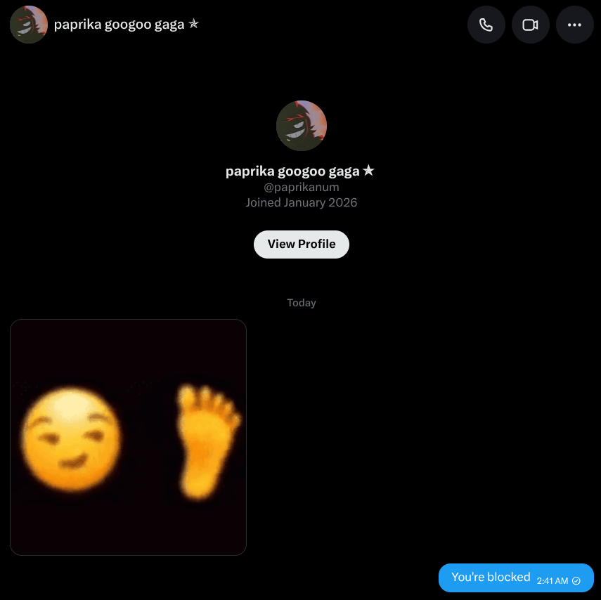 Don't be like this person