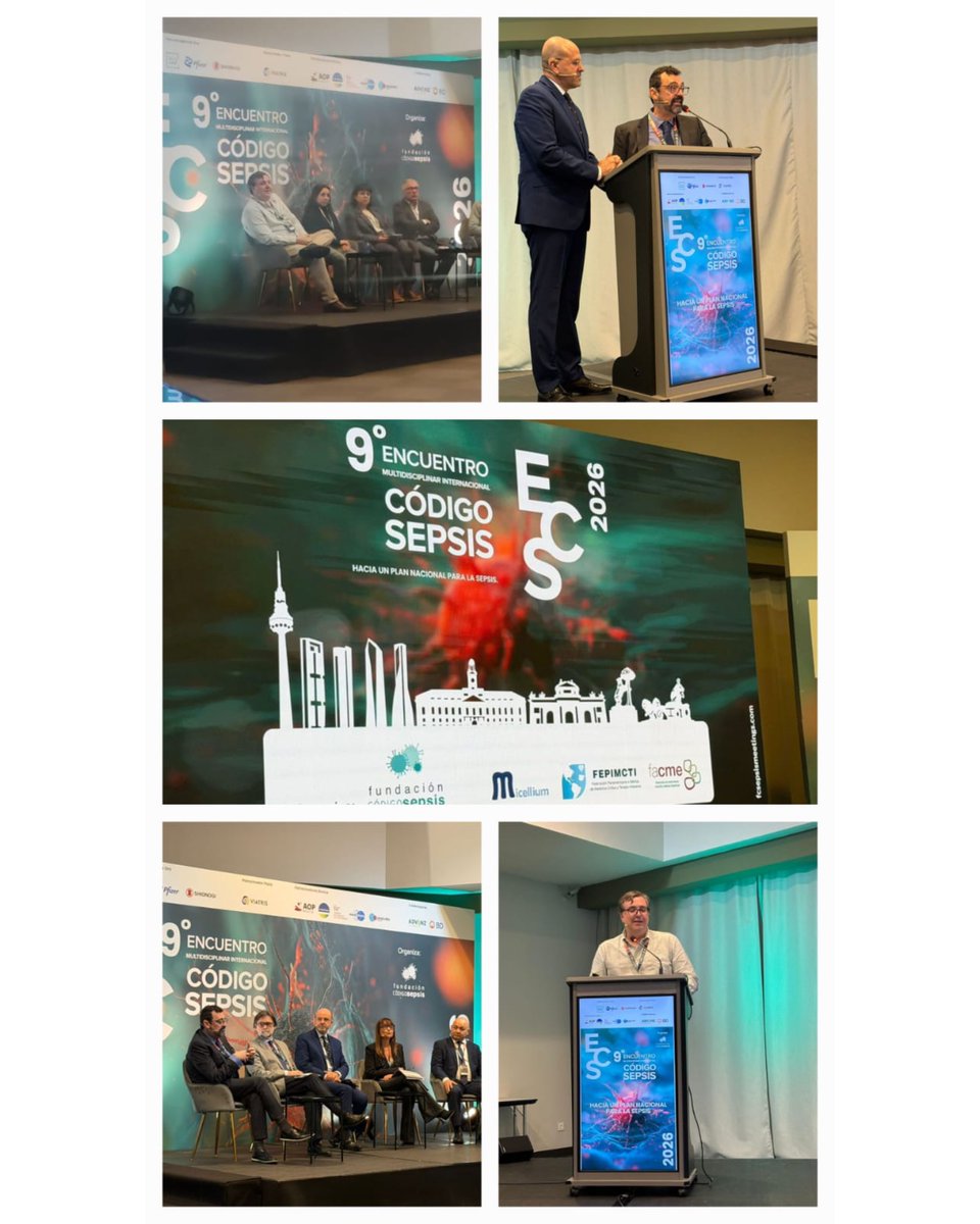 MSepsisGroup's tweet photo. Summary Day 1 at the 9th #CódigoSepsis Meeting: 
Sepsis Group, led by Dr. Marcio Borges, with Dr. Andrés Giglio and Dr. Antonia Socias, highlighted key advances in early stratification, immune monitoring, implementation models, and AI-driven prediction. A strong step forward.🙌🧬 https://t.co/Ah7octS9Ft