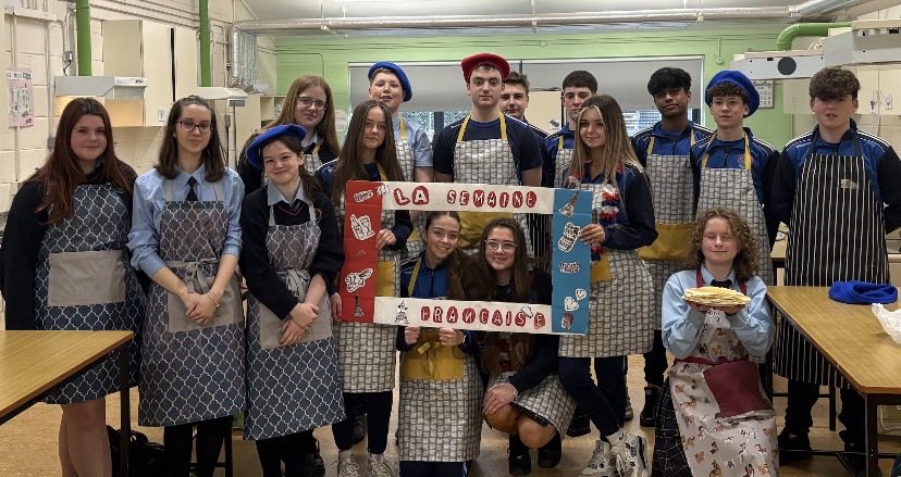 💙🤍❤️Our Semaine Française continues today with a big morning for our students travelling to Tanzania in October. 🥞They are busy baking crêpes which will be for sale at breaktime. All proceeds made will go to the #Teretta foundation, Tanzania trip. Merci beaucoup! <a href="/CeistTrust/">CEIST</a>