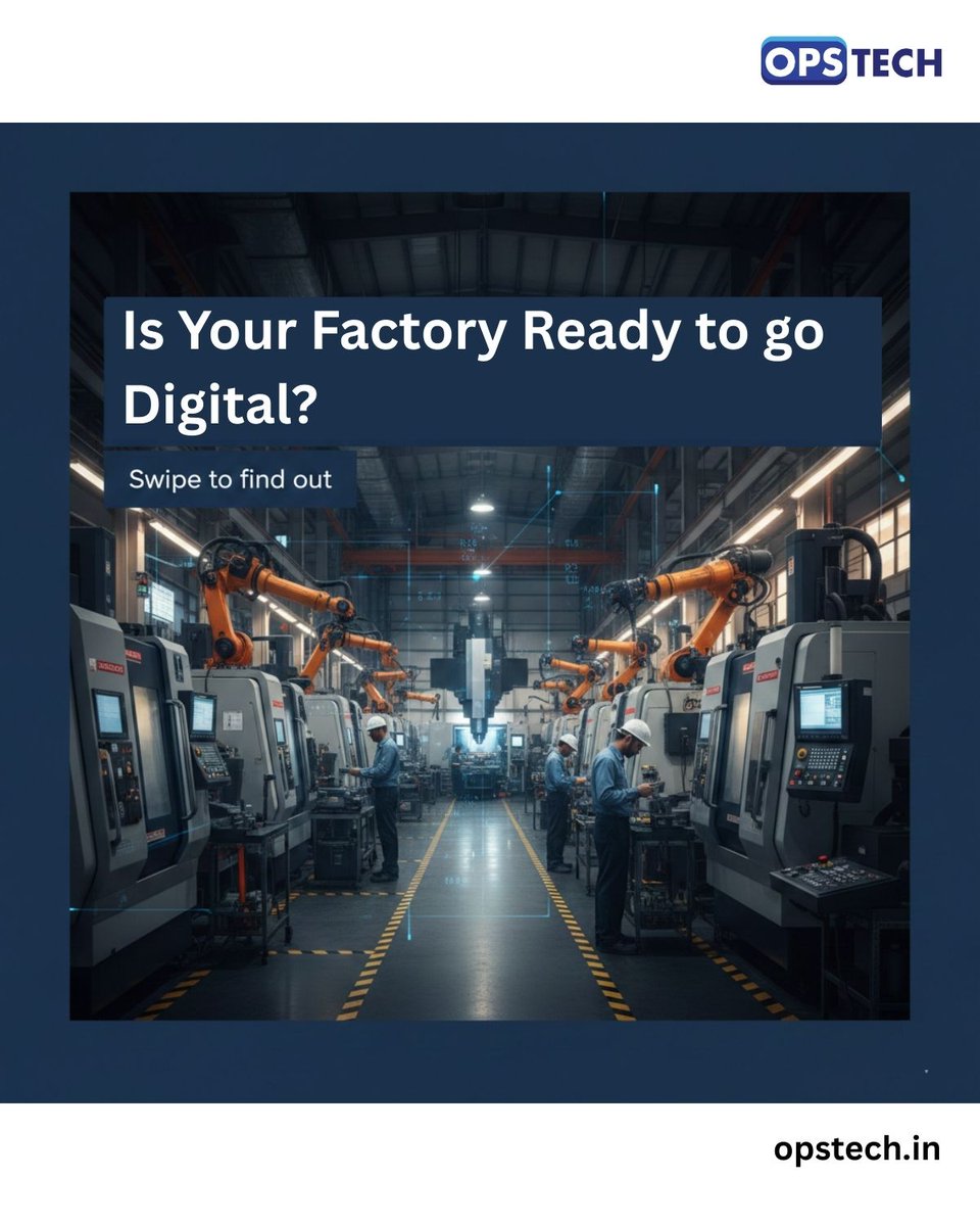 OpstechHQ's tweet photo. Raise your hand if your factory still runs on spreadsheets 🙋‍♂️

No judgment. But there's a better way.

📊Real-time data > manual reports. 
Every. Single. Time.

We'll help build digital foundation for your factory. 

Visit👉https://t.co/qYH1B0THU2

#DigitalManufacturing  #Opstech https://t.co/1uvc38tGdc