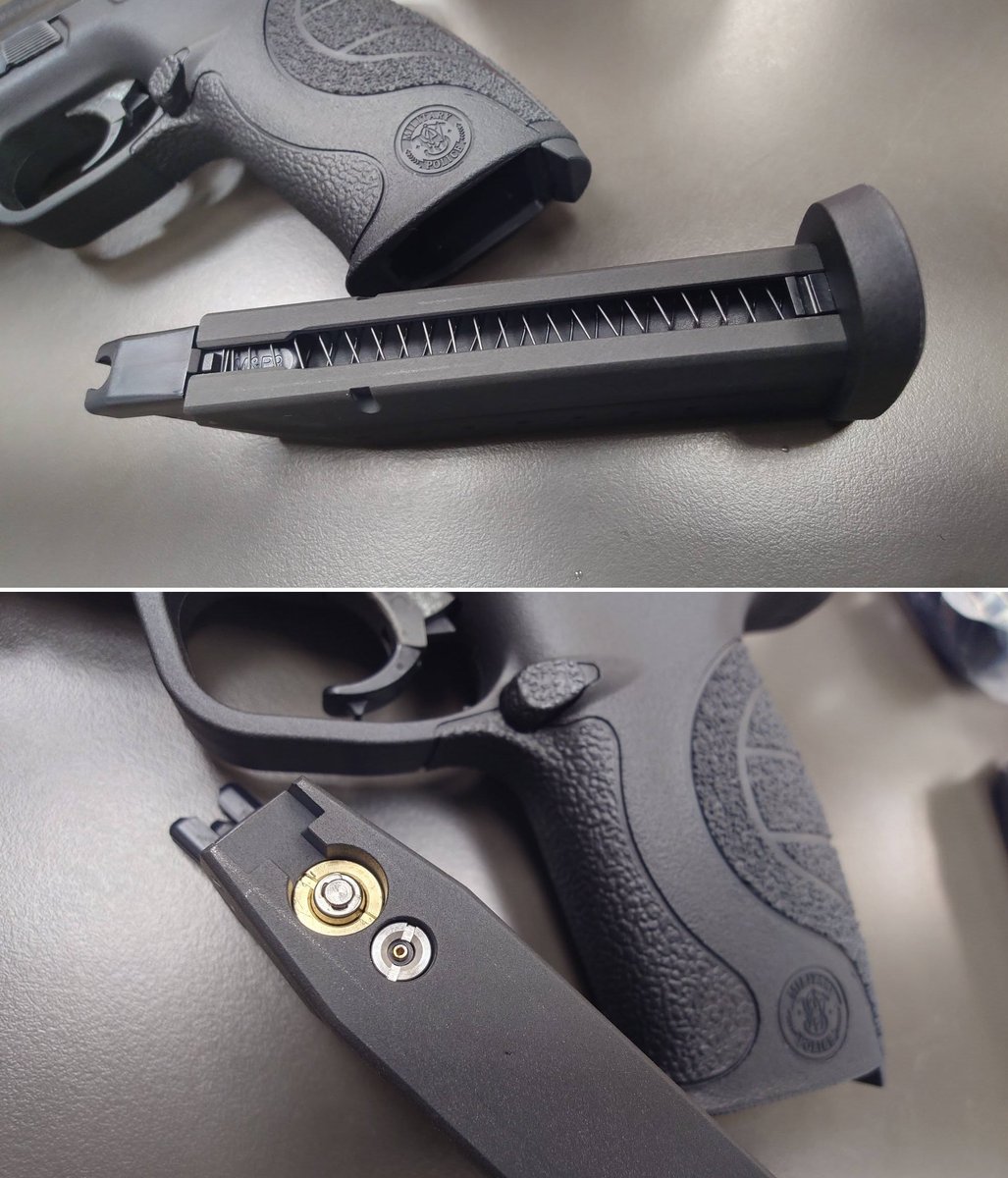 GuarderCO's tweet photo. For MARUI
M&amp;P9/M&amp;P9L
Aluminium magazine
Coming soon!
番號：M&amp;P9-28(BK)
Only 130g https://t.co/U4w9GNyhCr