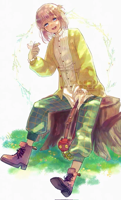 FGO/春色オベロン 謎丸の衣装が好きすぎる