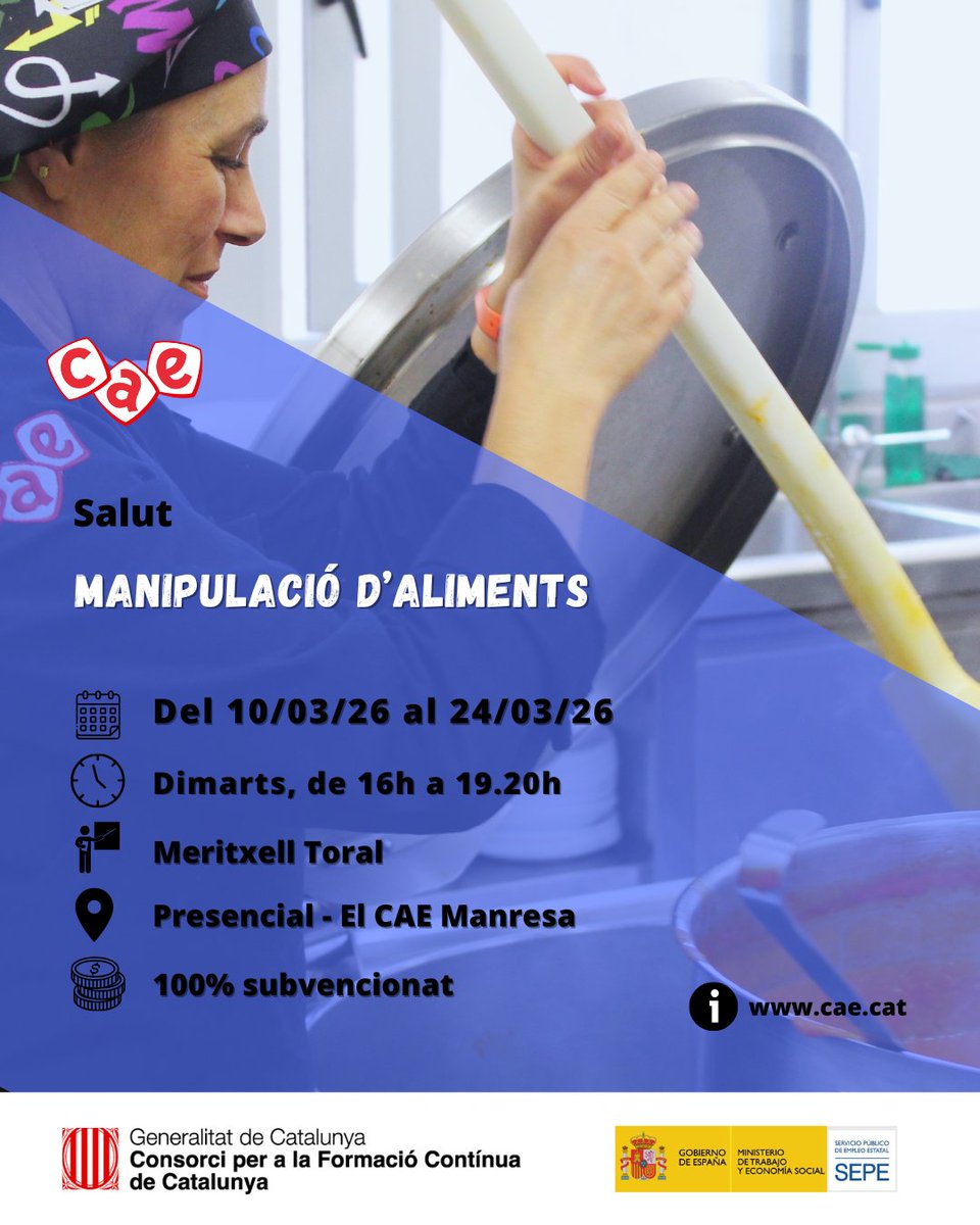 caemanresa's tweet image. A punt els propers cursos del #CAE, x crèixer personalment o com a professional socioeducatiu i del #lleure i reforçar competències clau:
🟡 Estratègies educatives per al treball amb adolescents, x comprendre seves dinàmiques, motivacions i necessitats: lnkd.in/ePHCpbGM