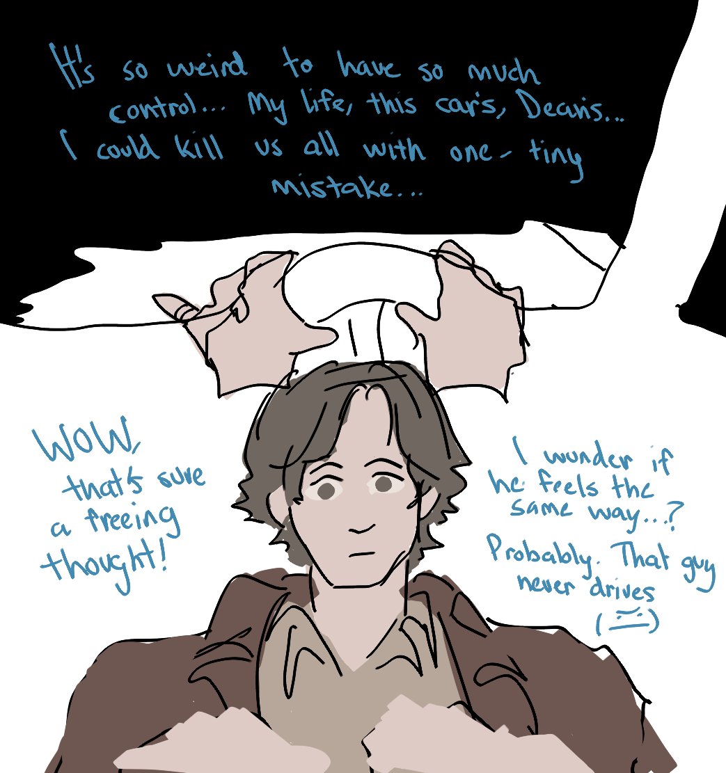 Headcanon: due to the fuckass amount of concussions sams had over the seasons, he has slightly poorer eyesight then the average joe (mainly distance wise), when tortured!sam takes over, that amplifies lol #samlings 1/2