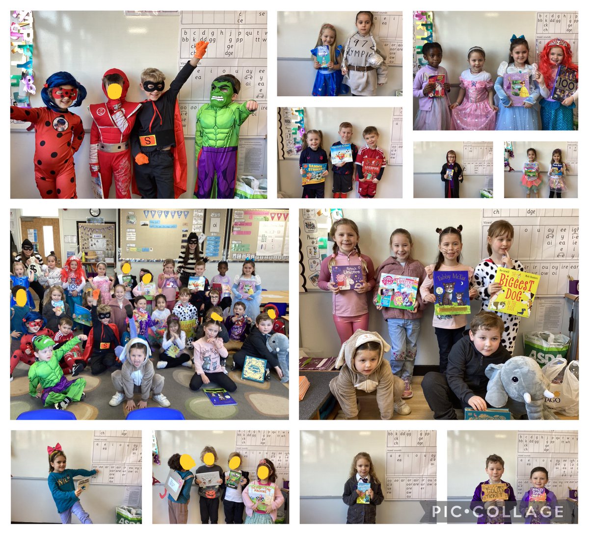 poultonlancelyn's tweet photo. Year 1 are having a great time celebrating World Book Day! The children have loved getting into character… almost as much as the grown-ups 📖📚 #PLexpression @WorldBookDayUK @OakTreesMAT https://t.co/K6exkPwQoh