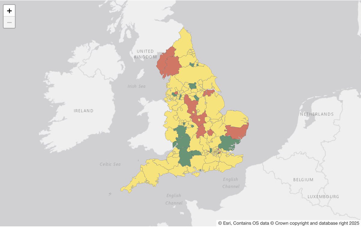 How well does your council maintain its roads?  Explore the <a href="/DfTstats/">DfT stats</a>'s Local Authority Road Maintenance Ratings map. 🛣️

gov.uk/government/pub…
