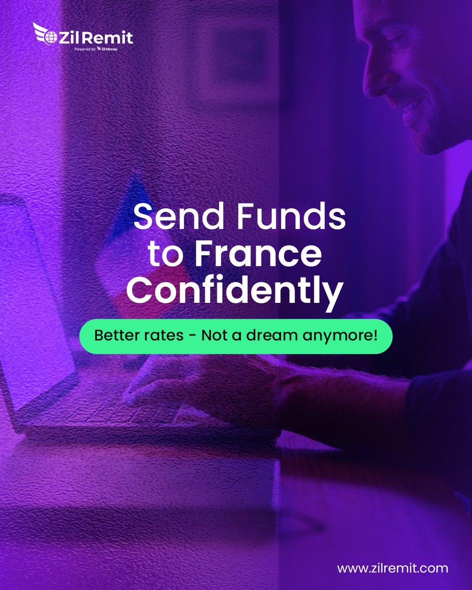 ZRemit71430's tweet image. Why overpay when you can Send Money to France at rates that actually work in your favor? ZilRemit delivers fast, affordable cross-border payments every time.

Learn more: zilremit.com/send-money-fra…

#SendMoneyToFrance #InternationalTransfer #MoneyTransfer