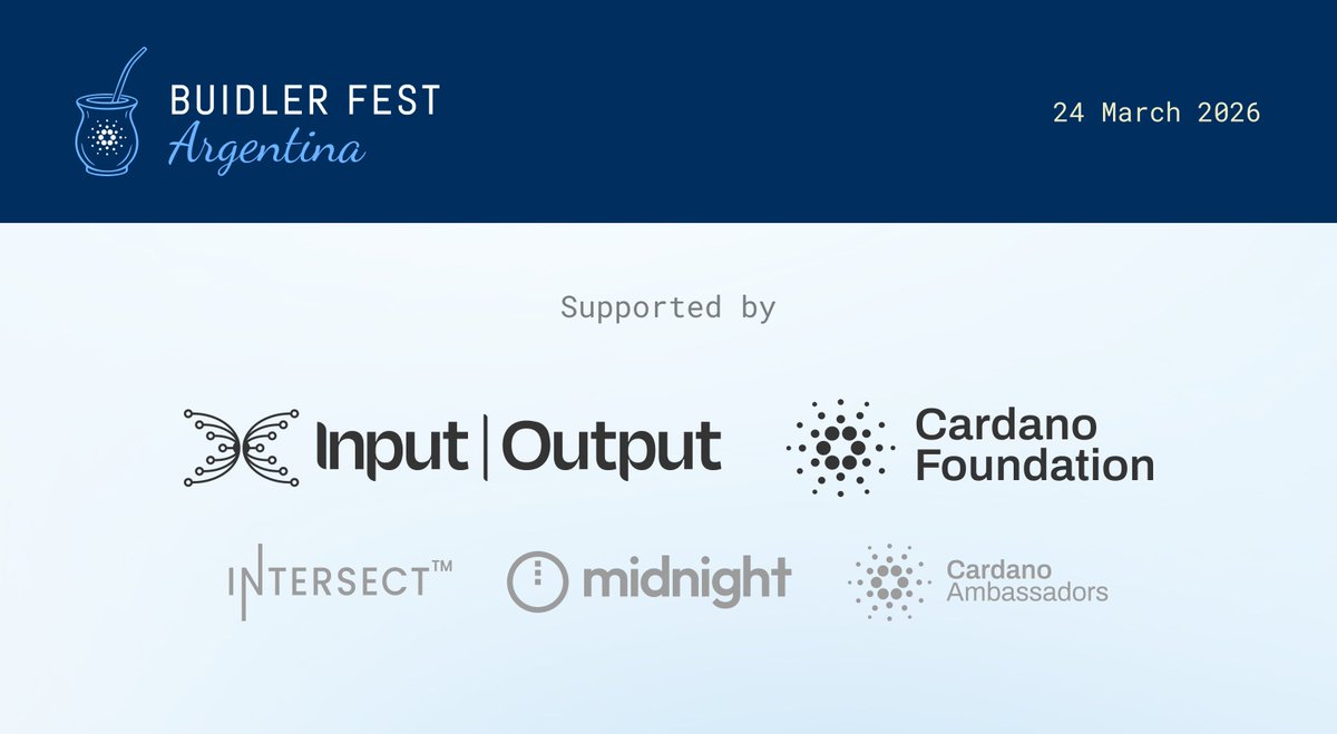 Cardano Buidler Fest tweet media